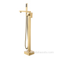 Torneira de chuveiro de banheiro de bronze dourado define chuva